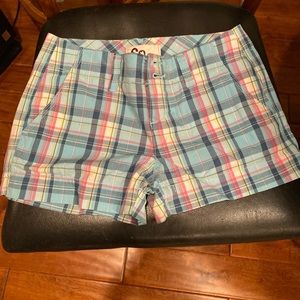New without tags plaid shorts